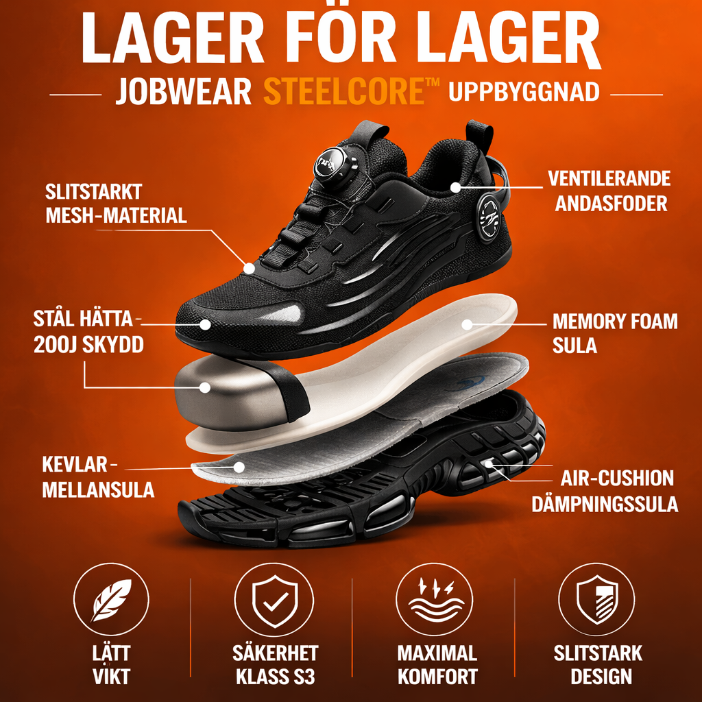 JobWear SteelCore™ - Säkerhet i varje steg