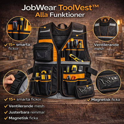 JobWear SmartCarry™ – Verktygsvästen som gör jobbet enklare